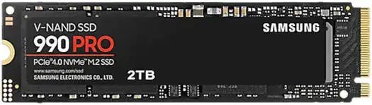 Samsung 990 Pro PCIe Gen4 NVMe M.2 SSD 2TB | MZ - v9p2T0BW - Vektra Computers LLC Samsung 990 Pro PCIe Gen4 NVMe M.2 SSD 2TB | MZ - v9p2T0BW - Vektra Computers LLC
